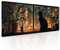 Black Cat Gaming Mouse Pad XL Anime Green Plant Night Extended Big Large Desk Mat Non-Slip Rubber Base Stitched Edge Long Keyboard Mousepad for PC Computer Laptop,31.5×11.8 in