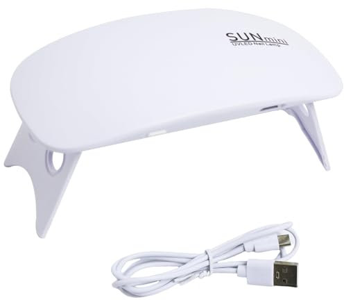 EuAcesry Lampara UV Resina Epoxi, Lámpara UV Portátil para Curado, Pegamento de Resina UV para Decoración Artesanal DIY, Fundición, Suministros de Resina