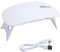 EuAcesry Lampara UV Resina Epoxi, Lámpara UV Portátil para Curado, Pegamento de Resina UV para Decoración Artesanal DIY, Fundición, Suministros de Resina
