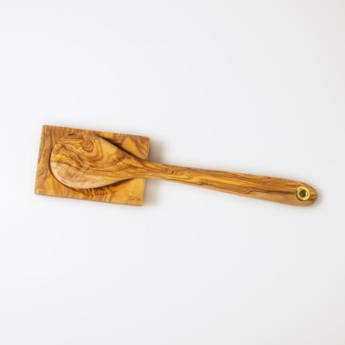 FB BeWood Handmade Olive Wood Spoon Rest Kitchen Spoon Rest Spoon Rest