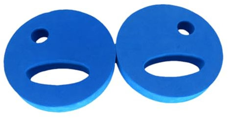 Discos de ejercicio acuático, pesas de espuma EVA, accesorios de entrenamiento de resistencia acuática de mano, equipo aeróbico de natación para principiantes, 2 piezas