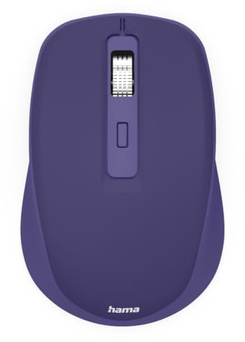 Hama - Ratón multidispositivo SS con cable de 7 botones WM-450, Radio/Bluetooth, color azul