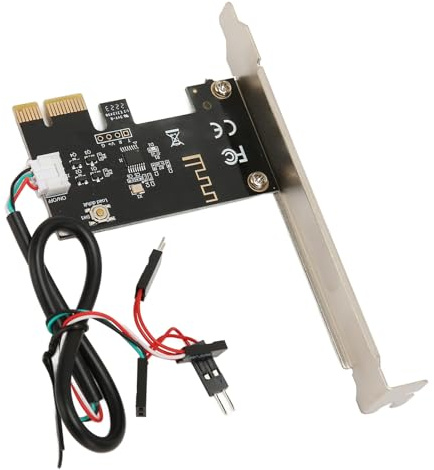 POENVFPO Desktop-Computer-Power-Reset-Schalter, PCIE-Karte, Fernbedienung, Präzises EIN-/Ausschalten, Kompatibel mit Verschiedenen Marken