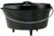 Lodge 30.48 cm / 7.57 litre / 8 quart Pre-Seasoned Cast Iron Outdoor / Camp Deep Dutch Oven, Blk