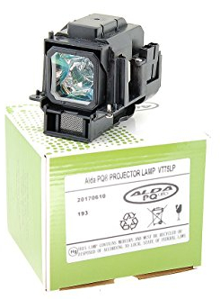 Alda PQ-Premium, Beamerlampe/Ersatzlampe für NEC VT75LP Projektoren, Lampe mit Gehäuse