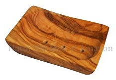 Porte savon en bois d'olivier - Naturally Med