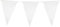 Boland Filare 10m 18 bandierine giganti 45x30cm bianco