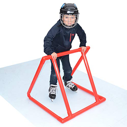 Base Kinder Skøjte førstehjælp til børn BASE Schlittschuh Lauflernhilfe f r Kinder Trainingshilfe Eislaufen lernen Eishockey Eiskun, rot, 63,3x72,2x72,2cm EU