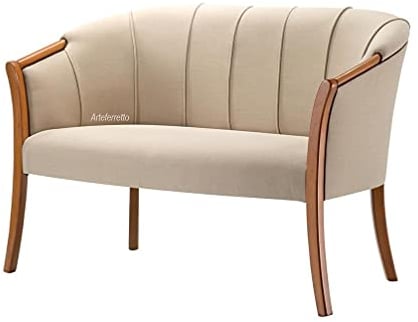 Artigiani Veneti Riuniti Made in Italy Ledersofa Design und Stil Muschel