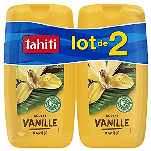 TAHITI Lot de 2 gels douche vanille - 250 ml