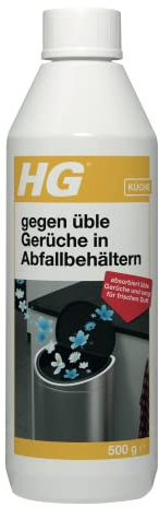 HG Gegen Stinkende Abfallbehälter (500 ml) - Müllcontainer Reiniger - Absorbiert Gerüche