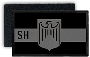 Copytec Patch Bundesland Schleswig Holstein Dienstkleidung Polizei KSK 7,5x4,5cm #31207