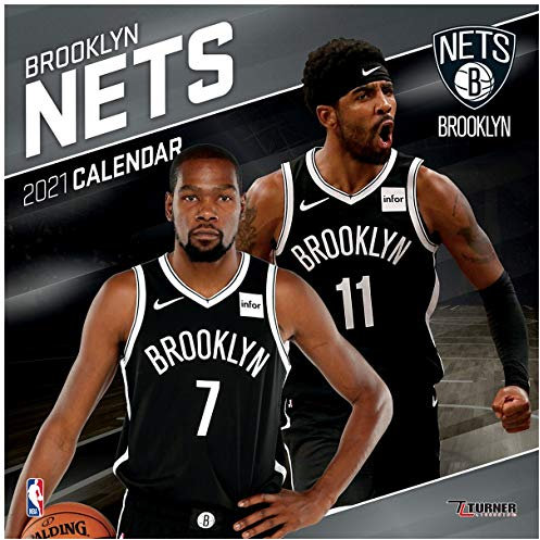 TURNER Sports Brooklyn Nets 21998012139 Wandkalender 2021, 30,5 x 30,5 cm
