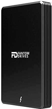 Fantom Drives Extreme 2TB External SSD - 2800MB/s, Thunderbolt 3 and 4, USB Type-C, Aluminum, 3D NAND TLC, TB3X-2300N2TB