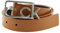 Calvin Klein Big CK Square Buckle Belt W100 Cognac