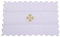 BLESSUME Church Mass Altar Cloth Purificator Cloth Cross Embroidery (White 3)