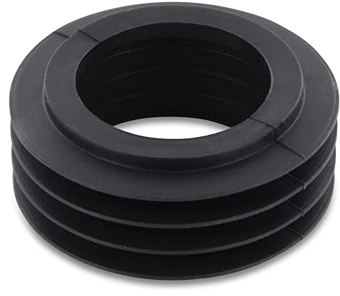 DL-pro Connettore per tubo di scarico Raccordo di tenuta Ø interno 37-44 mm Ø esterno 60 mm Manicotto in gomma per cassetta di scarico da incasso WC