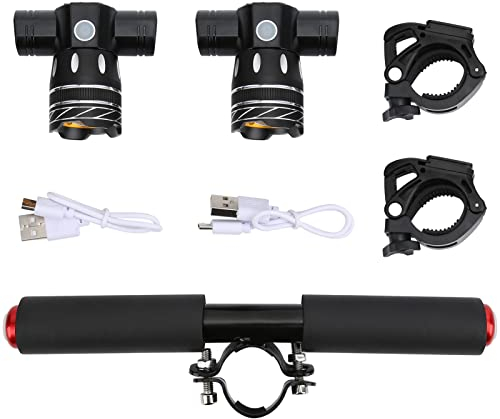 Alomejor Elektroroller-Frontlichter Roller-Scheinwerfer Wiederaufladbarer LED-Scheinwerfer für M365 / Pro Elektroroller