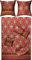 Bassetti Bettwäsche Set 3tlg. Piazza San Marco R1 Rosso, 100% Baumwolle mit Reißverschluss, Größe: 200cm x 200cm, 80cm x 80cm, 9314273