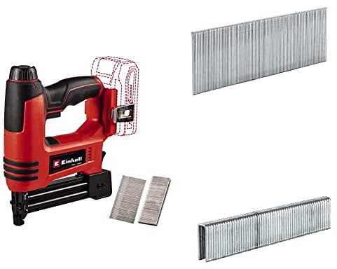 Einhell Akku-Nagler TE-CN 18 Li - Solo Power X-Change (Li-Ion, 18V, Tacker und Nagelpistole, max. 20 Schuss pro Minute, inkl. 3300 Nägel, inkl. 3300 Klammern, ohne Akku und Ladegerät)
