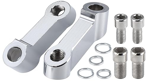 Motoforti 1 Paar Motorrad 10 mm 8 mm Spiegel Lenkerhalterung Riser Extender Adapter Rückspiegeladapter