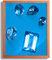 Bilderrahmen Topas N | 30x40 cm | Kupfer look | Kunstglas klar | Poster Puzzle Diamond Painting