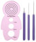 VICASKY 4 Stück Gesteppter Papierstift Selber Machen Handgefertigte Curling-stifte Quilling-Accessoire Zum Selbermachen Quilling-Werkzeuge Aus Papier Werkzeugkasten Edelstahl Kraftpapier