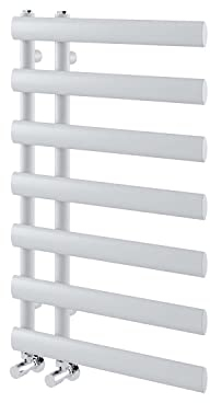 Go Bathrooms Denver White Towel Radiator 780 x 500 Heated Towel Rail Vertical Designer Bathroom Radiator Heated Ladder Rail Central Heating