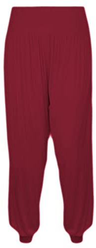 Gum & Berries Haremshose für Mädchen Alibaba locker lässig Baggy-Hose Sport Tanz elastisch Yoga-Leggings Kinder Neon ausgestelltes Kostüm Kinder Bequeme entspannte Hose mit hoher Wein 11-12 Jahre
