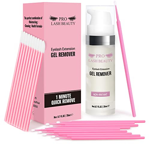Wimpernkleber Entferner 20ML Wimpern Remover für Wimpernverlängerungen Bürsten Schnelles Auflösen Weniger als 60s Entfernung Wimpernkleber-Entferner Kein Duft