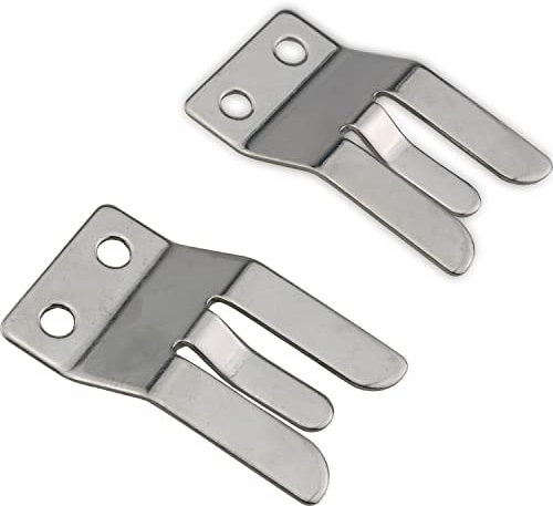 JJHXSM Supports de microphone en acier inoxydable CB Clip de suspension compatible avec Yaesu MH-48 FT1807 FT7800 FT7900