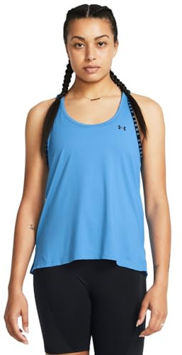 Under Armour Damen Knockout Tank Top, (444) Viral Blue/Black, Groß