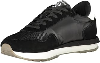 Sergio Tacchini Viareggio Black/White – Niedrige Schuhe aus Leder oder Kunstleder – Schwarz – Größe 40, Schwarz , 40 EU