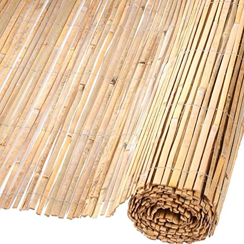 PROREGAL Sichtschutzzaun aus gespaltenem Bambus | Bambus-Sichtschutzmatte | Gartensichtschutz für Garten und Balkon aus Bambus | Höhe 2 m | Länge 5 m | Sichtschutz, Balkonabdeckung