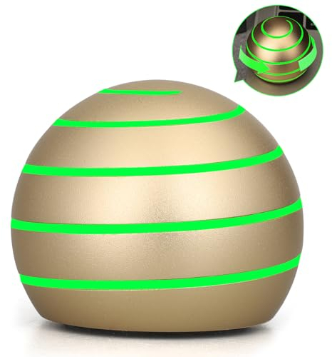 Metall Schreibtisch Fidget Spinner Spielzeug für Kinder und Erwachsene, Stressabbau, Fidget Gyro Ball Spielzeug für Geschenke, Dekoration, Klassenzimmer, Pirzes, Geburtstagsparty Geschenke (golden)