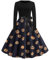 Halloween Kostüm Damen, Abendkleid Lang Halloween Kostüme Sexy Kleid Damen Erotisch Halloween Costume Idea Schwarzes Kleid Damen Pärchen Kostüme Blusenkleid Lang Kostüm XXXXL (Marine,XXL)
