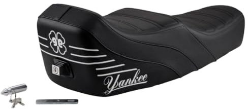 SELLE SELLONE YANKEE PER VESPA PK-S-XL-FL-HP-V-N NERA NISA CON SERRATURA