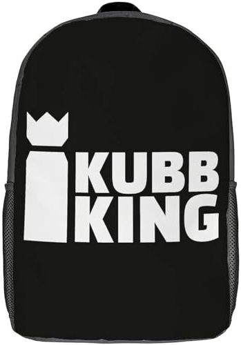 Taschen Rasenspiel Kubb Tasche Leichter Schulrucksack Unisex Backpack Für Geschenk, Camping, Schule, 43X32X14Cm
