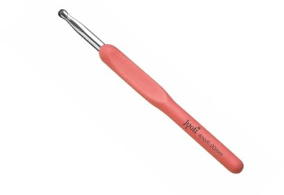 6mm Crochet Hooks Crochet Knitting, Ergonomic Soft Handles Crochet Hooks for Arthritic Hands, Light Comfortable Crochet Tool,Crochet Tool for Knitting Suitable for Beginners 2mm to 6mm (1 X 6mm)