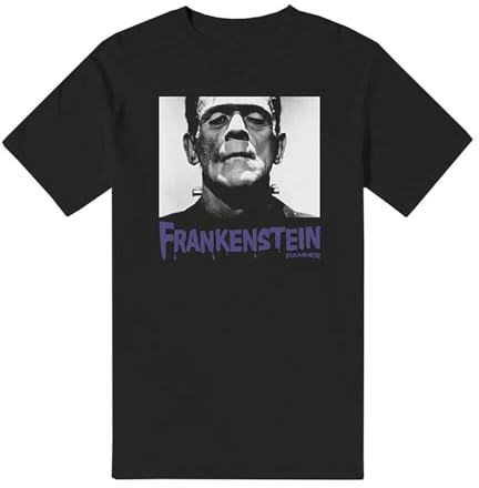 Frankenstein by Hammer Horror T-Shirt Merchandise T-Shirt Black S