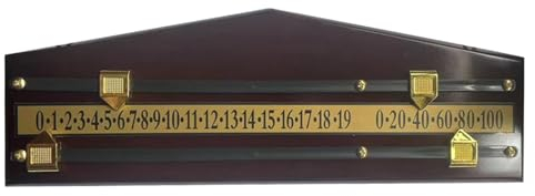 Billard-Anzeigetafel, Billard-Score-Keeper, Auf einem Shuffleboard montierte Sportanzeigetafel, Moderne Sportanzeigetafel, auf dem Shuffleboard montierte Anzeigetafel, wiederverwendbares Wertungsholzz