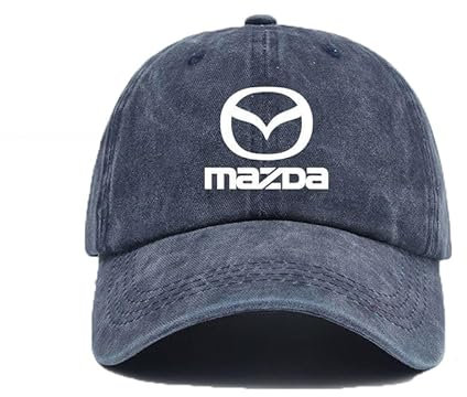 MNBVGHH Automobil Baseball Cap,für Mazda MX-5 2015-2023 Baseballmütze Sonnenhut UV-Schutz für Herren und Damen,Baseballkappe, Rennmütze, Reisekappe,B