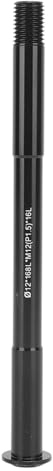 Perno passante per bici, 12mm M12 x 1.0/1.5/1.75 Perno passante in lega di alluminio Adattatore per perno passante forcella anteriore a sgancio rapido (12x180LxM12(P1.0) x19L)