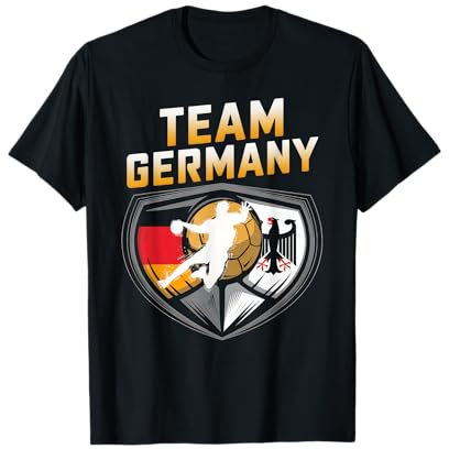 Handball Deutschland Trikot Handballspieler Handballspiel T-Shirt