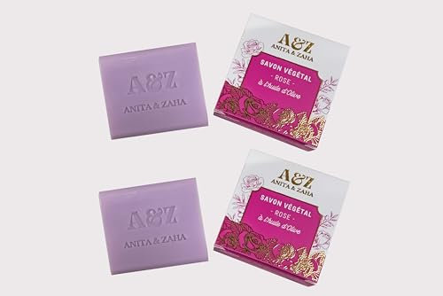 Savon Végétal Rose DUO 70g X 2 -ANITA & ZAHA