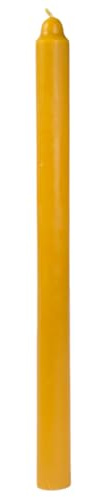 BeesWax World Bienenwachskerzen – Handgefertigte lange Kerzen aus 100% natürlichem Bienenwachs – Rauchfrei & sauber brennend mit Baumwoll-Docht – 4 Größen – Geschenkidee & Deko – Made in EU