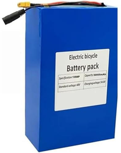 48V 30AH E-Bike Lithium Battery Pack for 200W-2000W Motors with BMS - High Capacity Electric Bicycle Battery for Enhanced Performance
