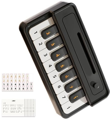 Mini Keyboard Piano - 25cm Kinder Musical Toy Sensorisches Lerninstrument | Tragbares Lernspiel für Zuhause, Reisen, Indoor & Outdoor, Kreativer Klang, Rhythmus, Me
