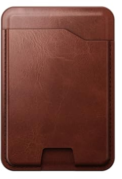 NOMAD Leather Mag Wallet with Find My I MagSafe Kartenetui für iPhone (Olde Dublin Horween)