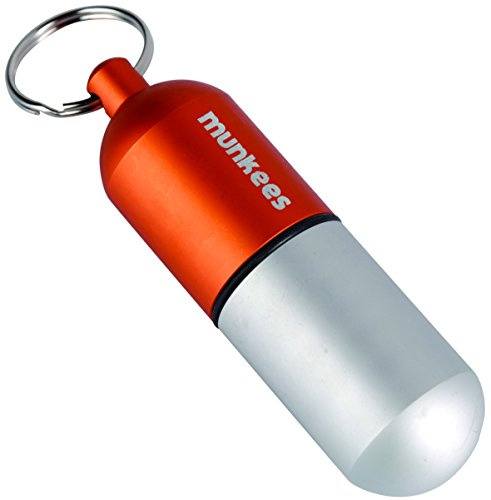 munkees wasserdichte Kapseln, wasserdichte Zubehörtasche, luftdichte Pillenflasche für Camping, Wandern, Rucksackreisen, kompakter Wertsachenbehälter für draußen